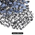 thumbnail image 3 of Uxcell 2880 Pcs Hotfix Rhinestones Flatback Crystal Glass Gems SS10 2.9mm Grey, 3 of 5