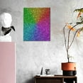 thumbnail image 3 of Sikiie Colorful Glitter Print Canvas Decorative Hanging Painting, Anti-shrinkage Hanging Frame, Suitable for Home, Office Wall Decorations, 3 of 6