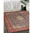 thumbnail image 2 of Ahgly Company Indoor Rectangle Traditional Saffron Red Persian Area Rugs, 3' x 5', 2 of 6