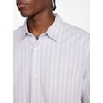 thumbnail image 4 of No Boundaries Boxy Cropped Fit Oxford Shirt with Short Sleeves, Men's XS-5XB, 4 of 5