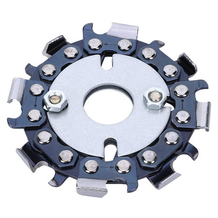 

8-Teeth Wood Carving Disc Chain Disc Durable Woodworking Accessories Wood For Angle Grinder Hard Rubber Plastic