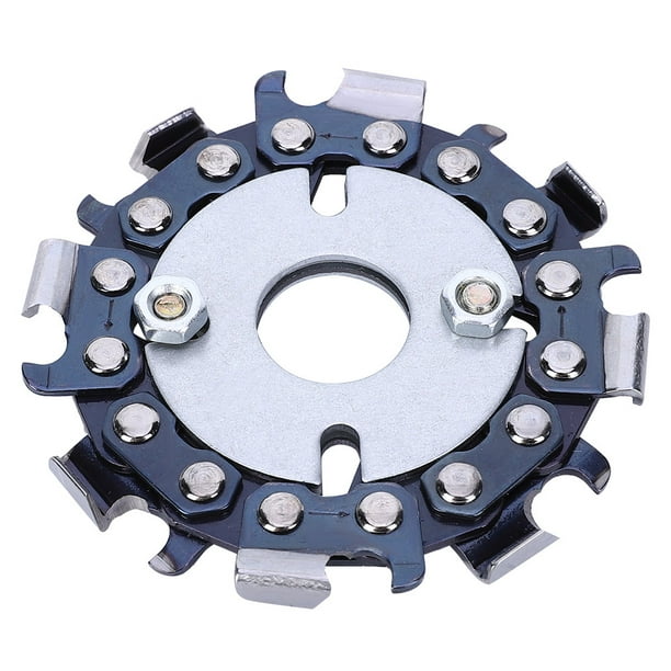 Disco de cadena para amoladora angular de 8 dientes y 2,5 pulgadas Disco para tallado de madera Accesorios para herramientas de carpintería