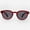 Burgundy, variant on Sunglasses with Readers for Men and Women - Reader Sunglasses - Round Reading Sun Glasses with Built In Full Readers - Lucca by VITENZI in Black 1.50