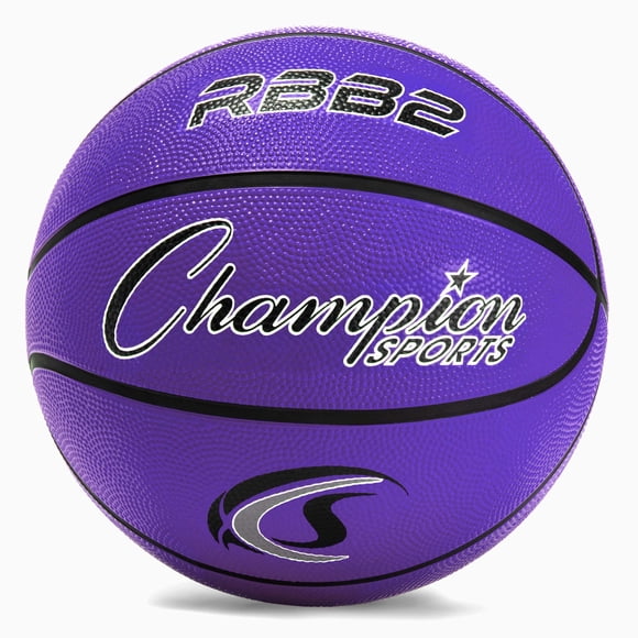 Basketball Champion Sports Rubber Junior, talla 5, color morado
