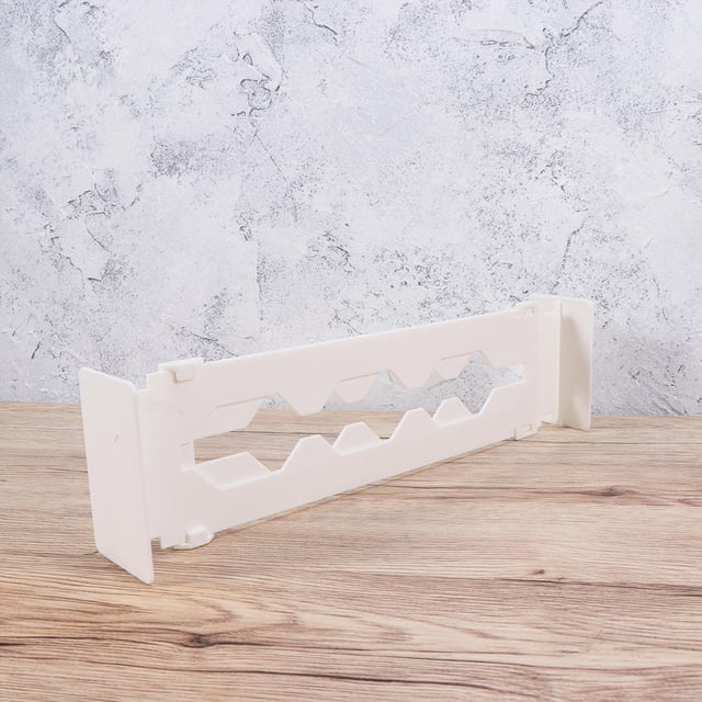 OUNONA 2 Pcs Séparateurs de Tiroir Blancs Ajustables, Organisateur Extensible pour Rangement Personnalisé de Garde-Robe et de Commode