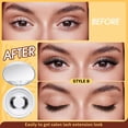 thumbnail image 3 of Magnetic Eyelashes with Applicator, 2 Pairs Reusable Magnetic Lashes No Glue Needed, Natural Look Cat Eye False Eyelashes Kit Easy to Apply and Remove, 3 of 9