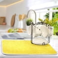 thumbnail image 5 of FREEAMG Gold Glitter Texture 6 Dish Drying Mat for Kitchen Counter,Super Quick Absorbent Composite Sponge Dish Drying Pad,Heat Resistant Non-Slip Rack Tableware Mat, 16x18 Inch, 5 of 7