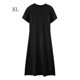 thumbnail image 5 of Minnieouse Vestido de mujer Verano Color sólido Cuello Playa A-line Señoras Vestido largo de verano Vestidos cómodos Ligero Ocio Swing Vestidos XL Minnieouse AP008930-03, 5 of 6