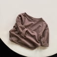 thumbnail image 3 of MXIEZI Toddler Baby Boys Long Sleeve Shirt Sweatshirt Kids Girls 100% Cotton Tees Shirt Kids Super Soft Cotton T Shirts 1-7T, 3 of 9