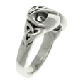 thumbnail image 3 of Carolina Glamour Collection Jewelry Trends Sterling Silver Celtic Triquetra Trinity Knot Infinity Ring Size 7, 3 of 3
