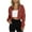 Red, variant on ShiShine Womens Cropped Jacket Zip Up Long Sleeve Lightweight Short Coat Winter Trendy Hooded Cropp Jackets Tops