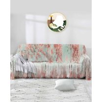 Tree Sofa Covers for 3 Cushion Couch,Washable Sectional & L Shape Couch Covers for Dog/Cat/Kid,Forest Painting Modern Abstract Minimalist Street Art Non Slip Sofa Slipcover Futon Cover 71x150