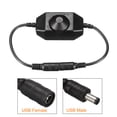 thumbnail image 4 of LED Tira Atenuador Interruptor 12-24V DC PWM Giratoria En Línea Atenuador Controlador con DC Conector Cable para LED Tiras Luces, Negro Blanco, Paquete de 4, 4 of 7
