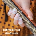 thumbnail image 4 of 40pcs Silicone Guitar Finger Guards Fingertip Protectors Fingertip Protection Covers Caps for Stringed Instruments, Sewing and Embroidery (5 Sizes),Transparent color, 4 of 9