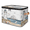 Multicolor 1, variant on ADECORIVY Coastal Lighthouse Storage Bin with Lid Fabric Beach Ship Seagull Foldable Storage Baskets Boxes for Clothes Shelves Closet Organizer Containers with Leather Handles for Wardrobe