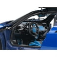 thumbnail image 3 of Pagani Huayra BC Blu Francia / Candy Blue Metallic with Carbon Accents 1/18 Model Car by Autoart, 3 of 4