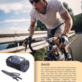 thumbnail image 2 of Bolsa para manillar de bicicleta Wosthever Resistente al agua Soporte para teléfono móvil Negro, 2 of 6