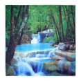 thumbnail image 3 of 180x180cm Waterproof Shower Curtain Bathroom Polyester 12 Hooks 3# 3D Waterfall Scenery, 3 of 7