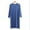 Blue, variant on Bcfgryg Male Solid Color Long Sleeve V Neck Nightdress Robe Homewear Men’s Loungewear