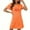 Orange, variant on VgaVtl Sleep Shirts for Women Short Sleeve Pink Women's Nightgowns Breathable Funny Valentines Day Print Nightgowns