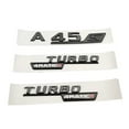 thumbnail image 7 of 3d Black Chrome Letters For Car Logo Stickers Fit For Mercedes A45S AMG W177 Accessories Turbo 4matic Emblem Rear Trunk Badge, 7 of 7
