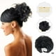 thumbnail image 1 of Fiudx Peluca con Círculos, Peluca Estilosa, Postizable Tipo Nido de Pollo, Voluminosa y Suelta, Extensión de Cabello de Aspecto Natural, Peinados Versátiles, Ideal para Mujeres de Moda, con Clip Segu, 1 of 2