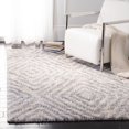 thumbnail image 1 of SAFAVIEH Berber Ellie Geometric Diamonds Shag Area Rug, 1 of 5