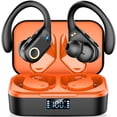 thumbnail image 1 of Auriculares Deportivos Inalámbricos Bluetooth 5.3 con Gancho IPX7 Resistente al Agua 60H Autonomía Micrófono HD y Pantalla LED, 1 of 7