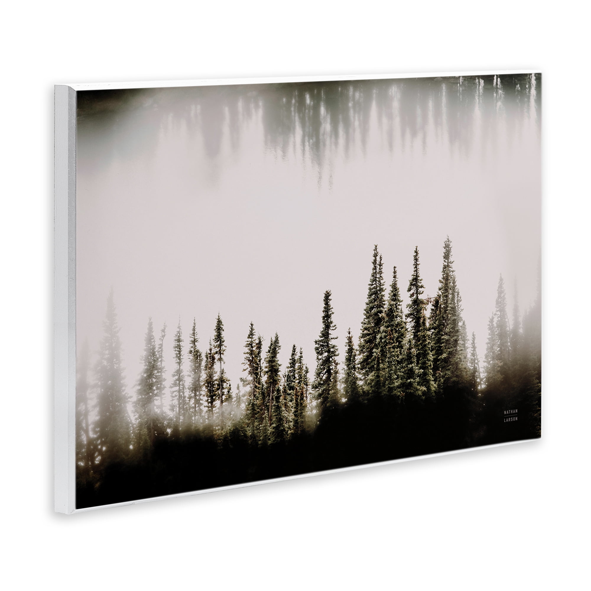 Stupell Industries Waterwood Tree Composition Landscape & Nature Painting Unframed Art Print Wall Art, 15 x 10