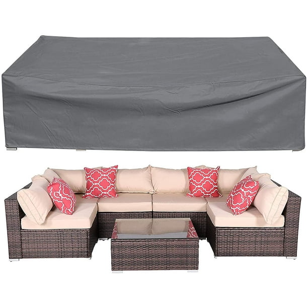 Patio Furniture Cover Outdoor Sectional, Outdoor Sectional Cover Waterproof