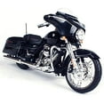 thumbnail image 1 of Maisto 2015 Harley Davidson Street Glide Motorcycle 1/12 Scale Pre-Built Model Black, 1 of 4