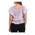 thumbnail image 3 of Blusa Ocean Pacific Talla M Lila MC Mariposa, 3 of 4