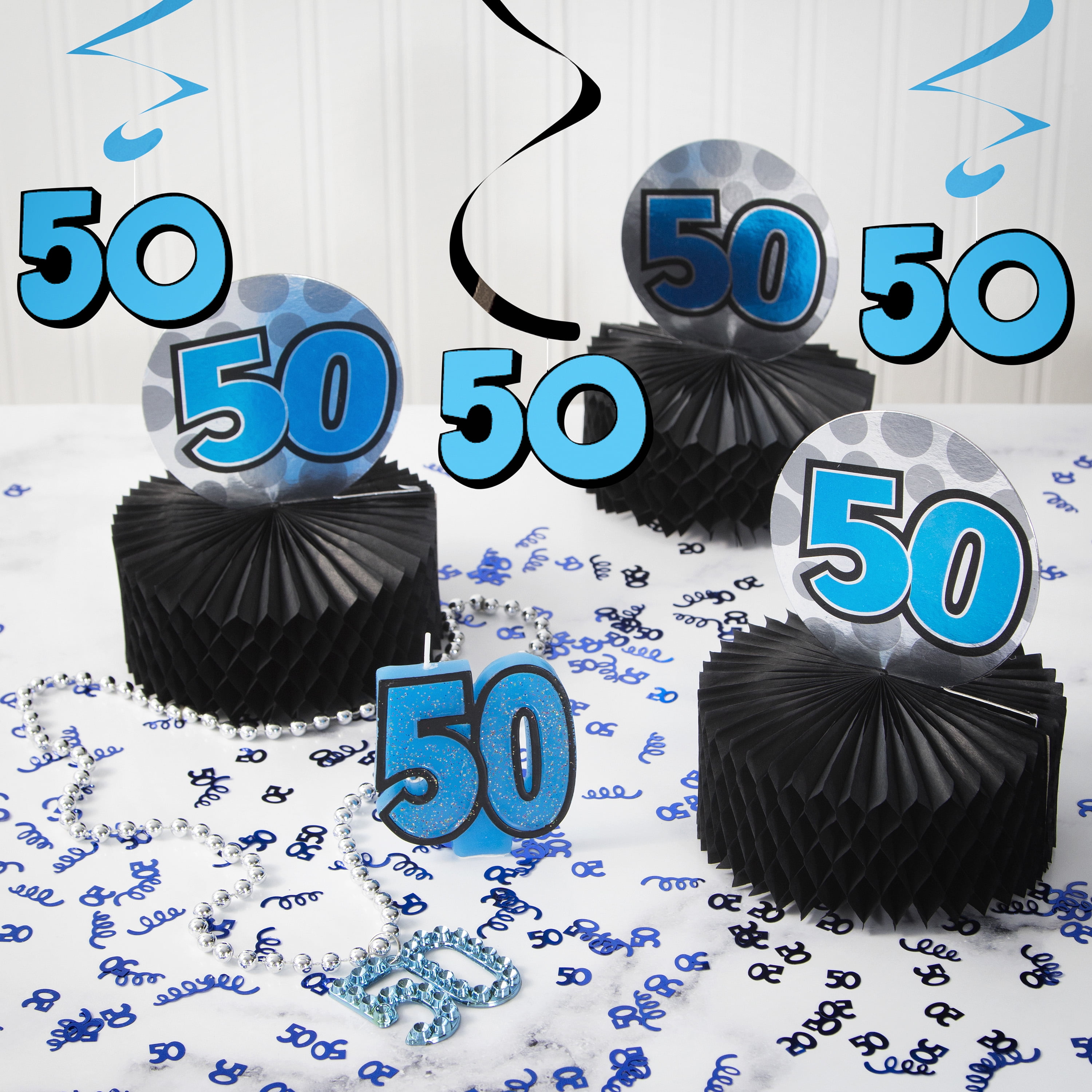 50th Birthday Decorations Kit