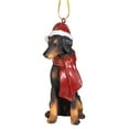thumbnail image 6 of Design Toscano Doberman Pinscher Holiday Dog Ornament Sculpture, 6 of 8