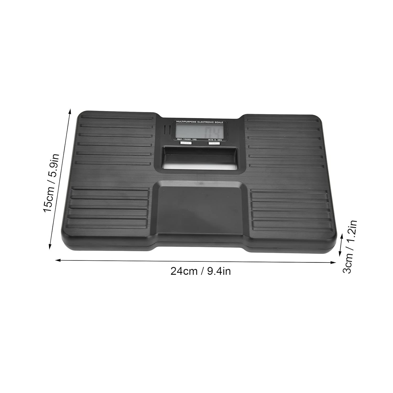 ABCISI Home Mini Digital Bathroom Weight Scale, Highly Accurate Body Weight Scale, Universal LCD Display Accurate Digital Scale for Families Men Women (Batteries Not Included)