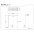thumbnail image 5 of Kingston Brass SCC8358 Edenscape Freestanding Towel Rack, Brushed Nickel, 5 of 5