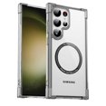 thumbnail image 1 of Transparent Magsafe Case For Samsung Galaxy S24 Ultra, Soft TPU Four Corners Anti-drop Shockproof Protective Cover, 1 of 4