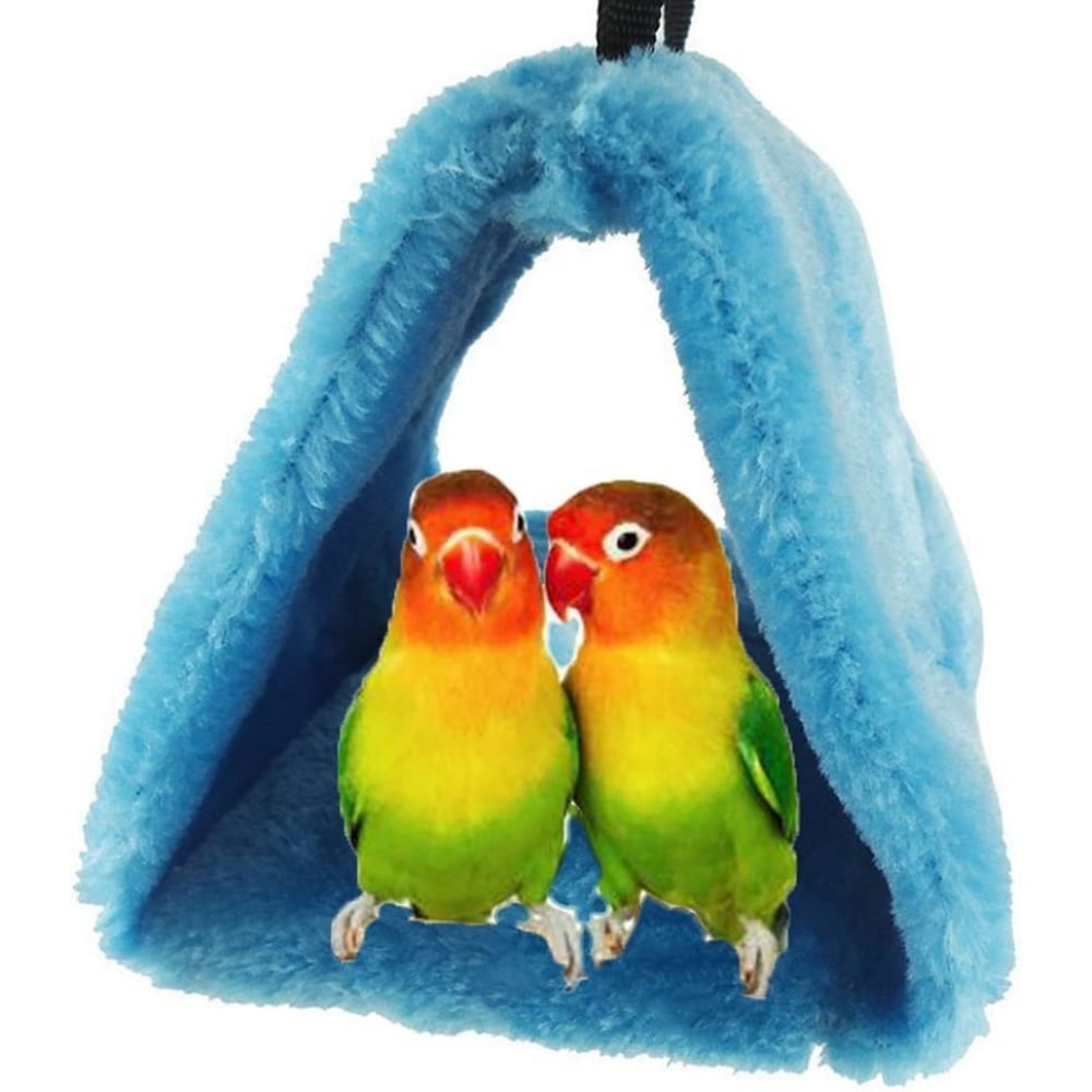 Winter Warm Bird Nest House Hut for Parrot Budgies Parakeet Cockatiels Cockatoo Cage Toy (Random