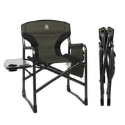 EVER ADVANCED Lightweight Folding Directors Chairs Outdoor, Aluminum Camping Chair