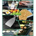 thumbnail image 6 of Griddle Accessories Kit for Blackstone, Camp Chef, Weber and Other Flat Top Grill, 10 Pieces BBQ Accessories, Includes Spatula Set, Wide Scooper, Squeeze Bottle & Egg Ring, 6 of 7