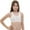 White, variant on Beginners Crop Top Cotton/Lycra Training Bra for Teen Girls Young Women (Nude, 32)