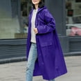 thumbnail image 2 of Precio reducido por tiempo limitado!Chaqueta impermeable impermeable larga a prueba de viento con capucha, 2 of 5