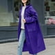 thumbnail image 2 of Chaqueta impermeable impermeable larga a prueba de viento con capucha, 2 of 5