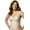 Nude, variant on Womens Embroidered Microfiber Longline Wire-Free Bra Style-5001