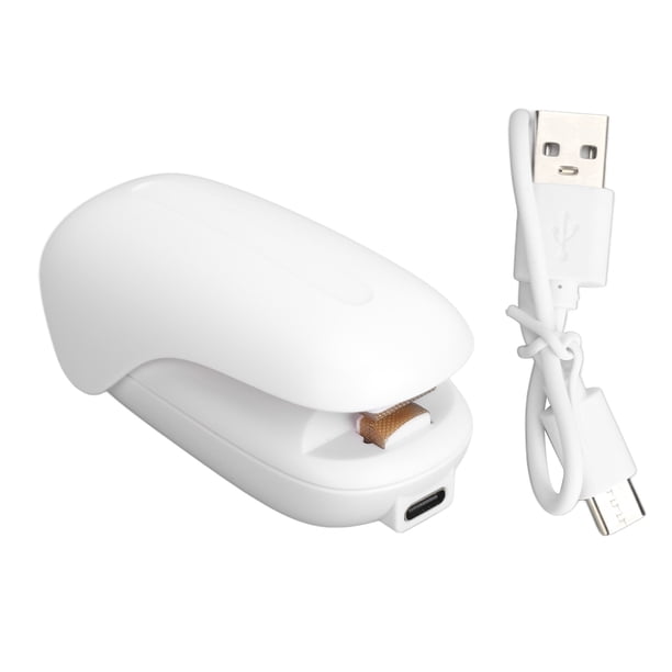 Mini sellador de bolsas de calor portátil, recargable por USB, sellador de bolsas de plástico con chips para todas las necesidades de ahorro