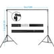 thumbnail image 5 of Soporte Andoer 2.6 * 3 m / 8.5 * 10 pies Soporte de soporte de fondo de estudio Aleación de aluminio Sistema de soporte de fondo de fotografía ajustable con bolsa de transporte 3 piezas de abrazaderas Andoer Soporte, 5 of 7