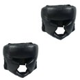 thumbnail image 4 of Casco de Kick Boxing Sonducket Protector de cabeza de PU Negro 2piezas, 4 of 5