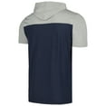 thumbnail image 3 of Men's New Era Navy Cleveland Guardians Active Brushed Hoodie T-Shirt, 3 of 3