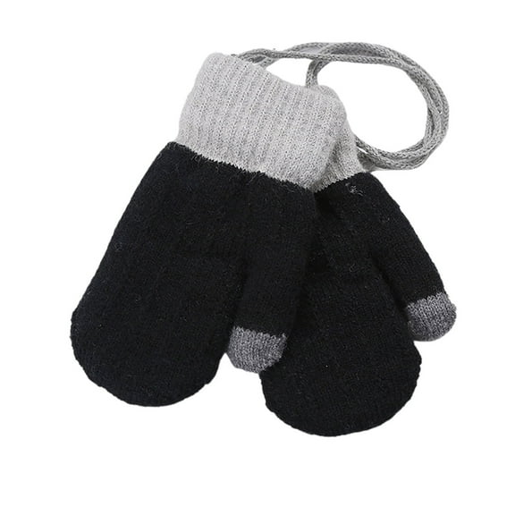 CYSFASHION Christmas Gifts Compression Gloves Elastic Cozy Cold Weather Fleece Liner Man Gloves Winter Black
