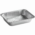 thumbnail image 3 of Wholesale: Disposable 9 x 13 Aluminum Foil Pans Only Half Size Deep Steam Table Bakeware - Cookware Perfect for Baking Cakes, Bread, Meatloaf, Lasagna:100CT, 3 of 4